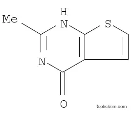 Molecular Structure of 21582-51-4 (2-methylthieno[2,3-d]pyrimidin-4(3H)-one)